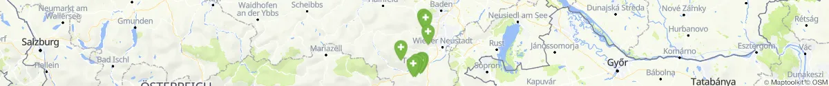Kartenansicht für Apotheken-Notdienste in der Nähe von Miesenbach (Wiener Neustadt (Land), Niederösterreich)